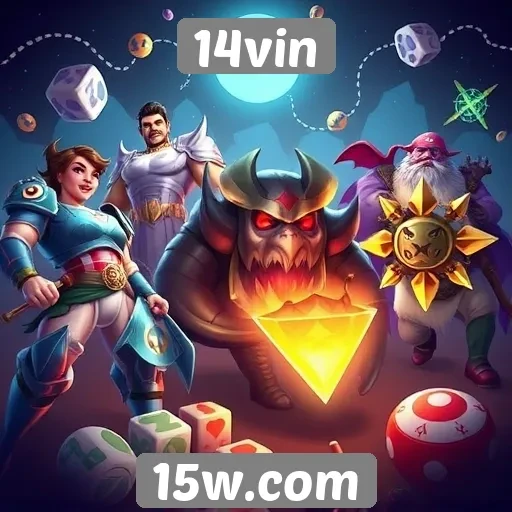 Diversidade de jogos disponíveis no 14vin